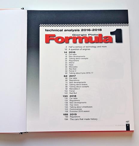 Formula 1 2016-2018. Analisi tecnica - Giorgio Piola - 2