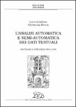 L' analisi automatica e semi-automatica dei dati testuali. Software e istruzioni per l'uso