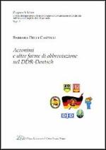 Acronimi e altre forme di abbreviazione nel DDR-Deutsch