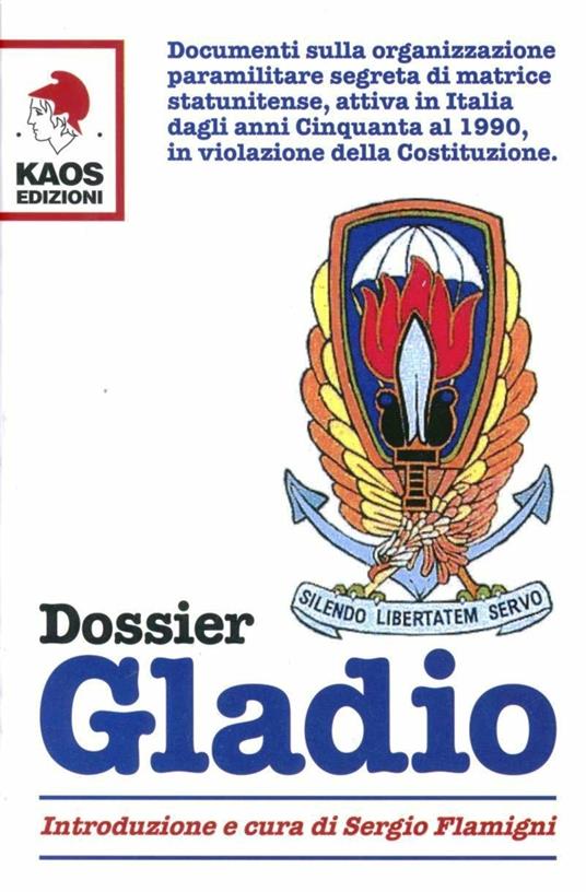 Dossier Gladio - Sergio Flamigni - copertina