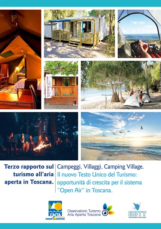 Terzo rapporto sul turismo all'aria aperta in Toscana - copertina