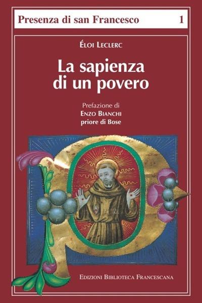 La sapienza di un povero - Éloi Leclerc - copertina