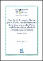 Una social accounting matrix per il welfare mix: l'integrazione del settore no-profit. Prime verifiche empiriche ed effetti occupazionali per l'Italia