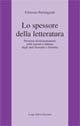 Lo spessore della letteratura - Francesca Parmeggiani - copertina