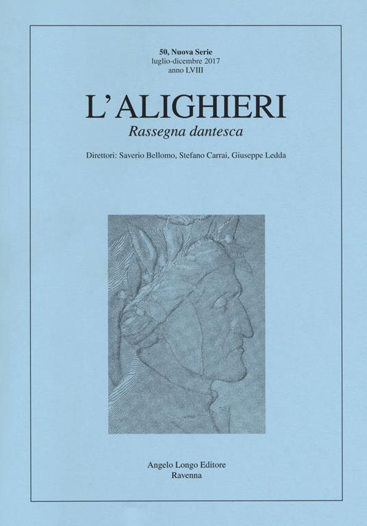 L' Alighieri. Rassegna dantesca. Vol. 50 - copertina