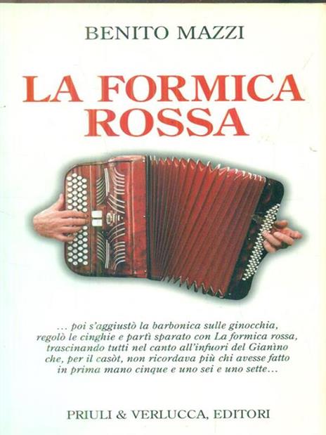 La formica rossa - Benito Mazzi - copertina