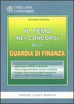 Il tema nei concorsi della guardia di finanza