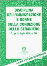 Disciplina dell'immigrazione e norme sulla condizione dello straniero. Il Testo Unico delle disposizioni sugli stranieri