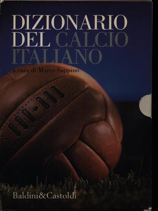 Dizionario del calcio italiano - copertina