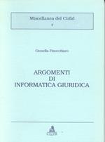 Argomenti di informatica giuridica