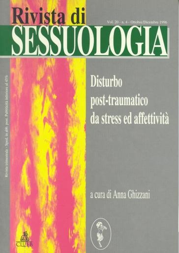 Rivista di sessuologia (1996). Vol. 4: Disturbo post-traumatico da stress e affettività. - copertina