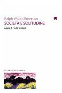 Società e solitudine - Ralph Waldo Emerson - copertina