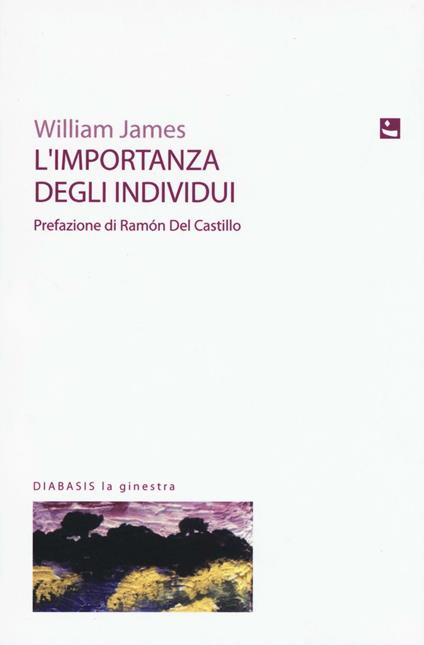 L'importanza degli individui - William James - copertina