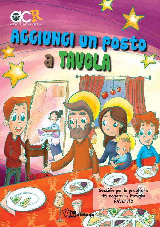 Aggiungi un posto a tavola. Sussidio per la preghiera dei ragazzi in famiglia. Avvento 2018 - copertina