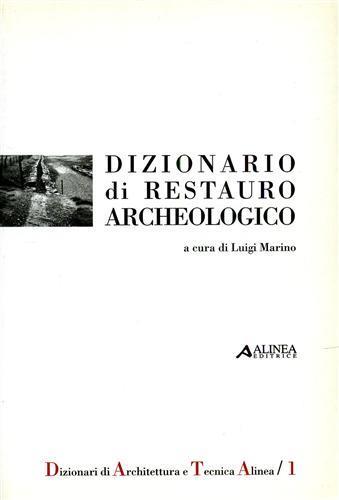 Dizionario di restauro archeologico - copertina