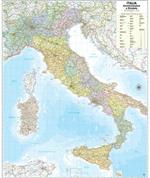 Carta Murale Amministrativa Italia 47x60