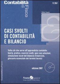 Casi svolti di contabilità e bilancio. Con CD-ROM - Walter Caputo - copertina