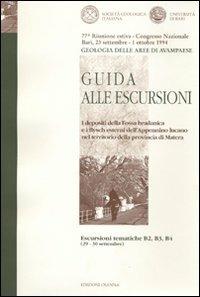 Guida alle escursioni. Geologia delle aree di avampaese. Il territorio della provincia di Matera - copertina