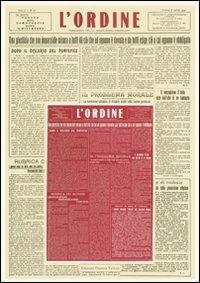 L' Ordine. Periodico della Democrazia Cristiana di Basilicata  (1944-1946) rist. anast. - copertina