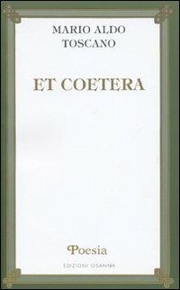 Et coetera - Mario A. Toscano - copertina