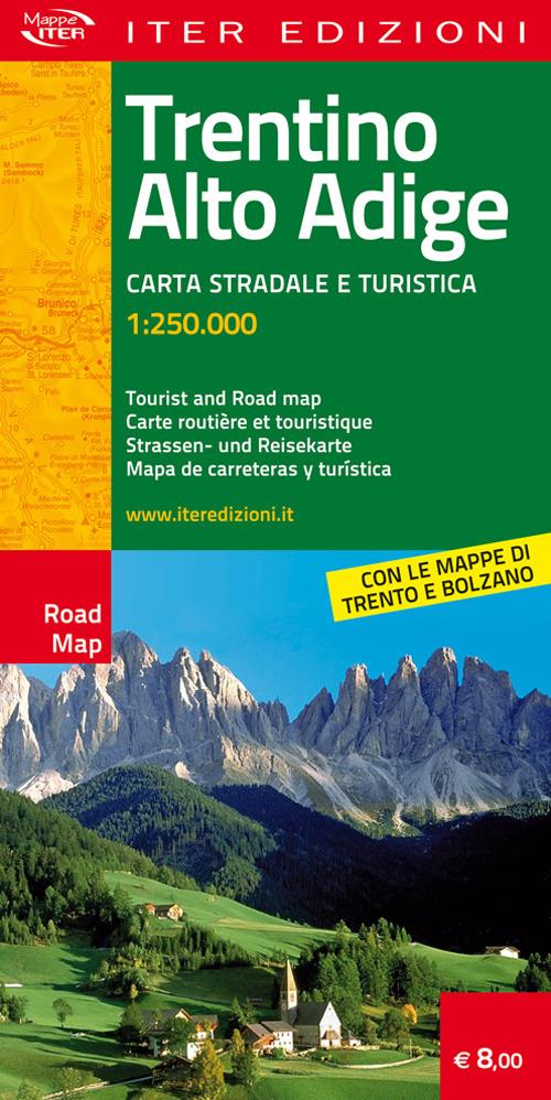 Trentino Alto Adige. Mappa stradale e turistica 1:250.000 - Libro - Iter  Edizioni - Carte stradali | laFeltrinelli