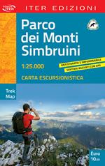 Parco dei Monti Simbruini. Carta escursionistica 1:25.000