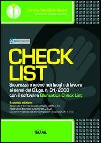 Check list. Sicurezza e igiene nei luoghi di lavoro. CD-ROM - copertina