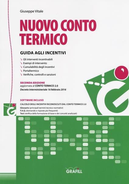 Nuovo conto termico. Con Contenuto digitale per accesso on line - Giuseppe Vitale - copertina