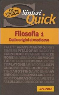 Filosofia. Vol. 1: Dalle origini al Medioevo. - Enrico Ernst - copertina