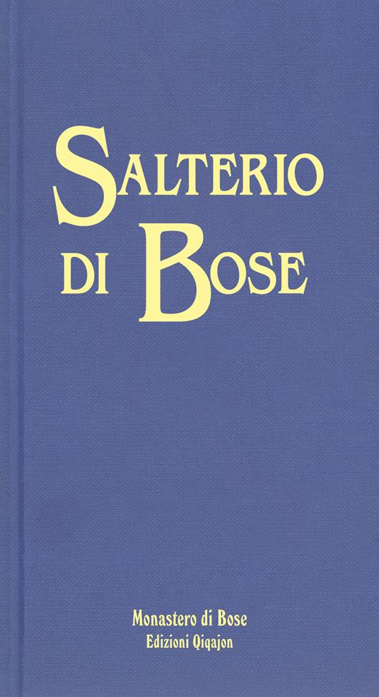 Salterio di Bose. Salmi e cantici biblici - copertina