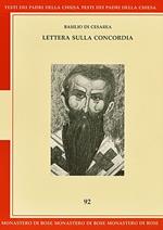 Lettera sulla concordia