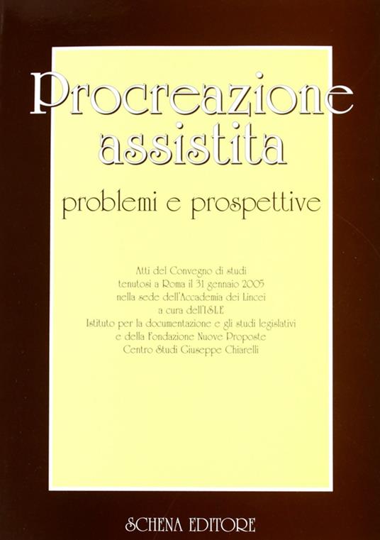 Procreazione assistita. Problemi e prospettive - copertina