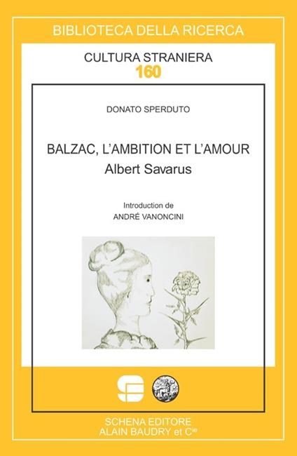 Balzac, l'ambition et l'amour. Albert Savarus - Donato Sperduto - copertina