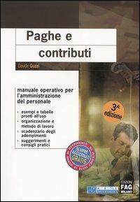 Paghe e contributi - Davide Guzzi - copertina