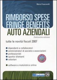 Rimborso spese, fringe benefits e auto aziendali - Mario Frascarelli - copertina