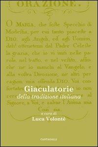 Giaculatorie della tradizione italiana - copertina