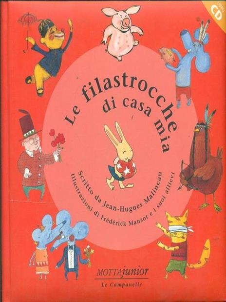 Le filastrocche di casa mia. Con CD Audio - Jean-Huges Malineau - 2