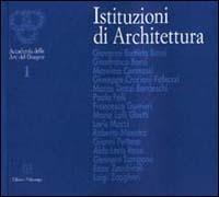 Istituzioni di architettura. Catalogo della mostra - copertina