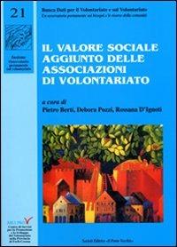 Il valore sociale aggiunto delle associazioni di volontariato - copertina