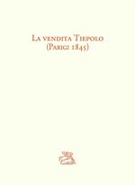 La vendita Tiepolo (Parigi 1845)