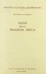 Saggi sulla tragedia greca