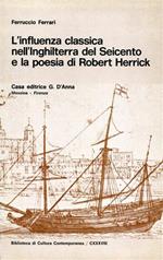 L'influenza classica nell'Inghilterra del Seicento e la poesia di Robert Herrick