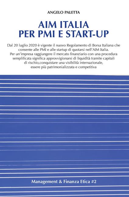 AIM Italia per PMI e start-up - Angelo Paletta - copertina