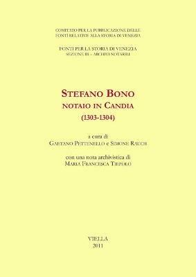 Stefano Bono, notaio in Candia (1303-1304) - copertina