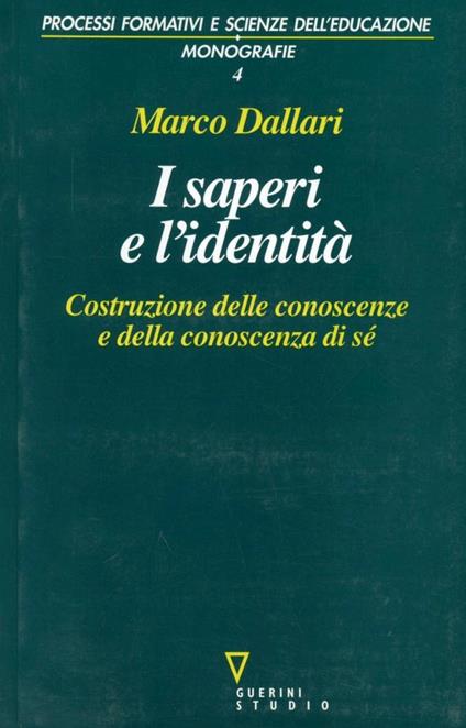 I saperi e le identità - Marco Dallari - copertina