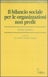 Il bilancio sociale per le organizzazioni non profit. Teoria e pratica - copertina