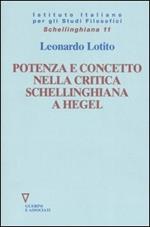 Potenza e concetto nella critica schellinghiana a Hegel