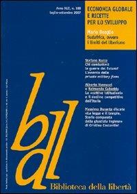 Biblioteca della libertà. Vol. 188: Economia globale e ricette per lo sviluppo. - copertina