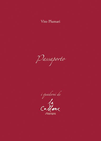 Passaporto - Vito Plumari - copertina