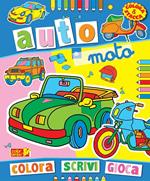 Colora auto e moto. Ediz. illustrata